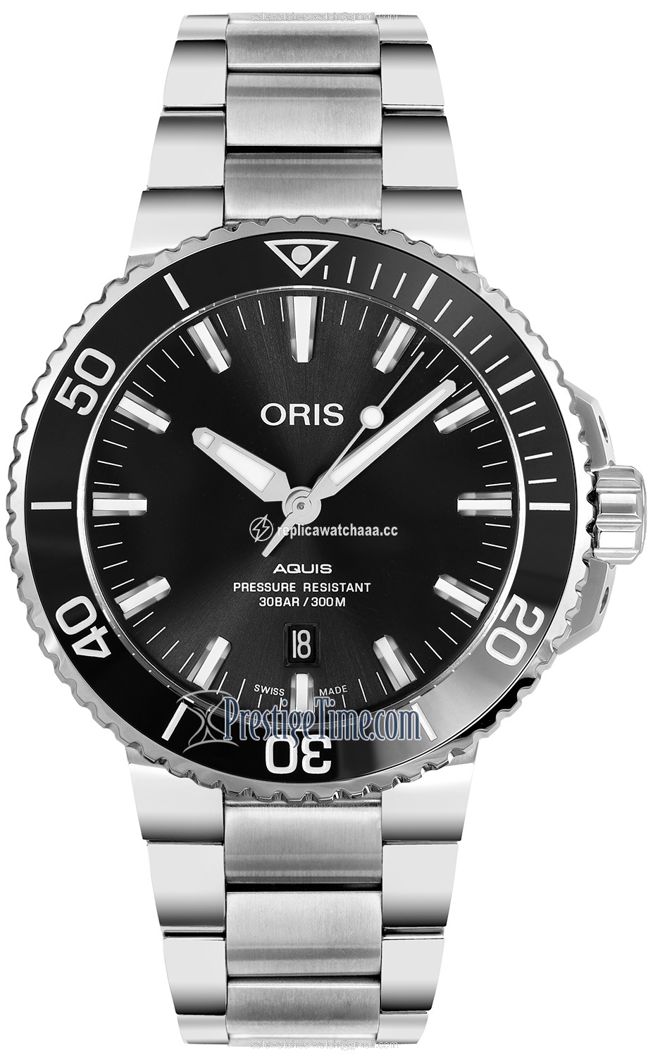 01 733 7730 4134-07 8 24 05PEB Oris Aquis Date 43.5mm Mens Watch 01 733 7730 4134-07 8 24 05PEB Oris Aquis Date 43.5mm Mens Watch